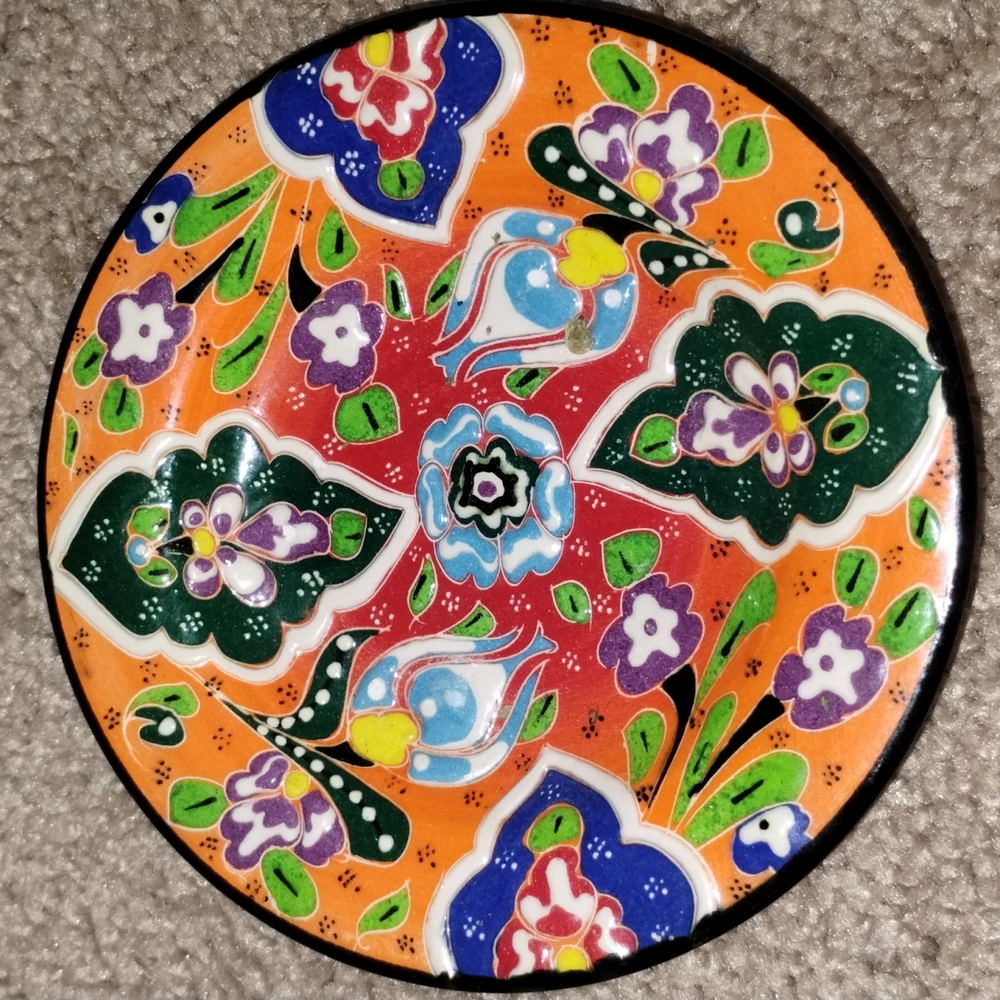 Turkish Ceramic HandMade Decorative Small Plate